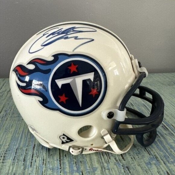 Tennessee Titans EDDIE GEORGE Signed Autographed NFL Mini Helmet Running Back - Picture 1 of 12